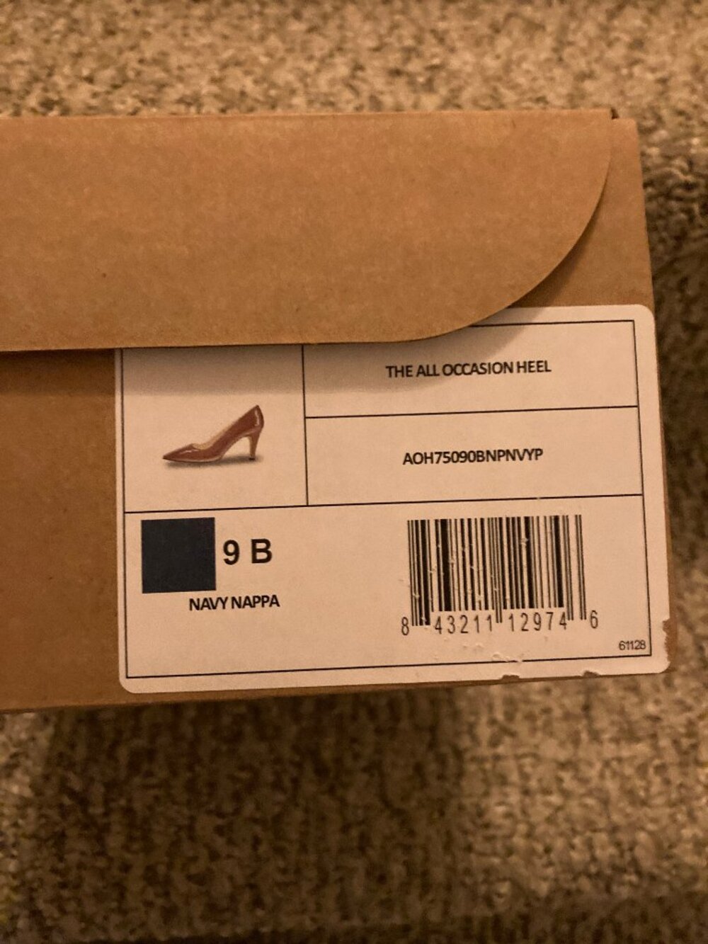 Antonia Saint NY - The All Occasion Pump Heel Size 9 Navy Blue Brand New - Picture 7 of 8